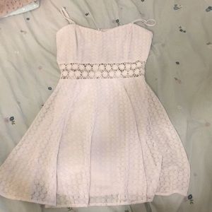 Stunning white dress with cut out